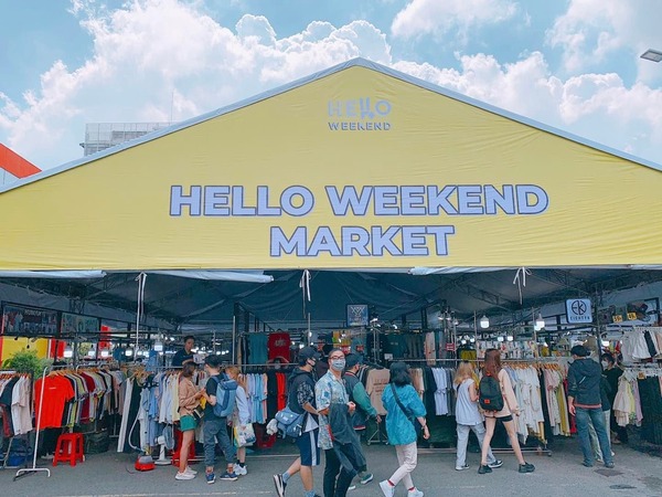 Hello Weekend Market là hội chợ cuối tuần TPHCM được đông đảo các bạn trẻ ưa chuộng